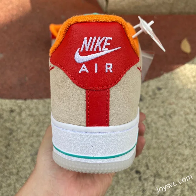 Nike Air Force 1 White Orange Rabbit Year FD4205-1