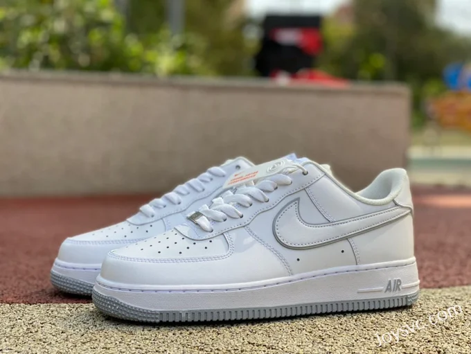 Nike Air Force 1 Low AF1 White Gray Durable Low-Top Sneakers DV0788-100