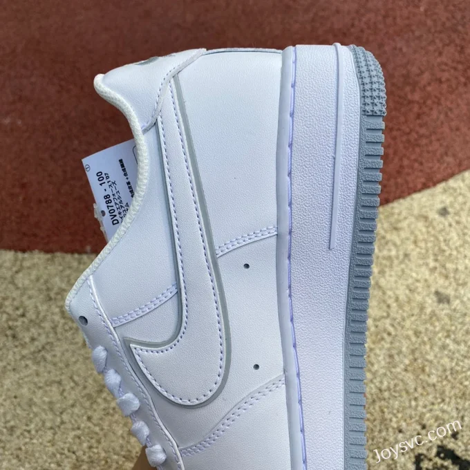 Nike Air Force 1 Low AF1 White Gray Durable Low-Top Sneakers DV0788-100