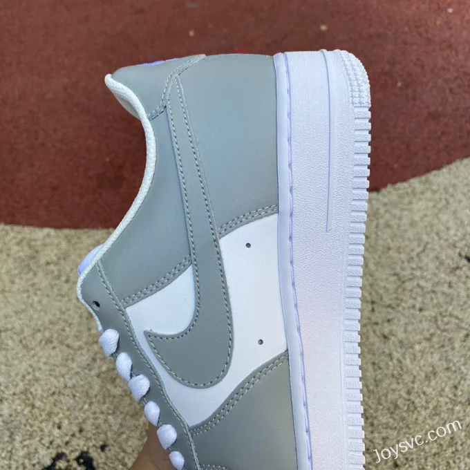 Nike Air Force 1 07 Low White Grey Casual Sneakers FD9763-101