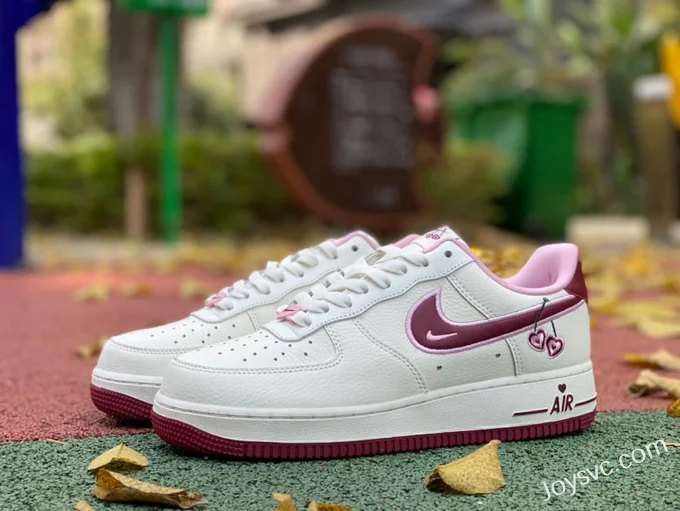 Nike Air Force 1 07 LX Low-Top Valentine's Day Cherry Sneakers FD4616-161