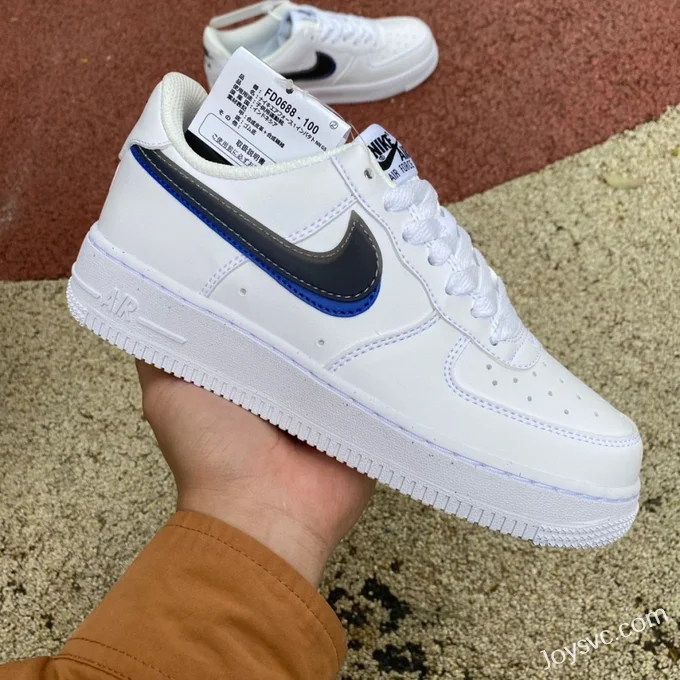 Nike Air Force 1 Low Impact Next Nature Anti-Slip Cushioned Low-Top Sneakers GS White FD0688-10