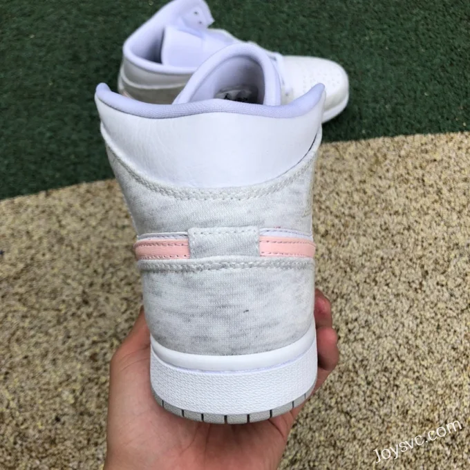 Air Jordan 1 Mid SE White Grey Pink DN4045-001