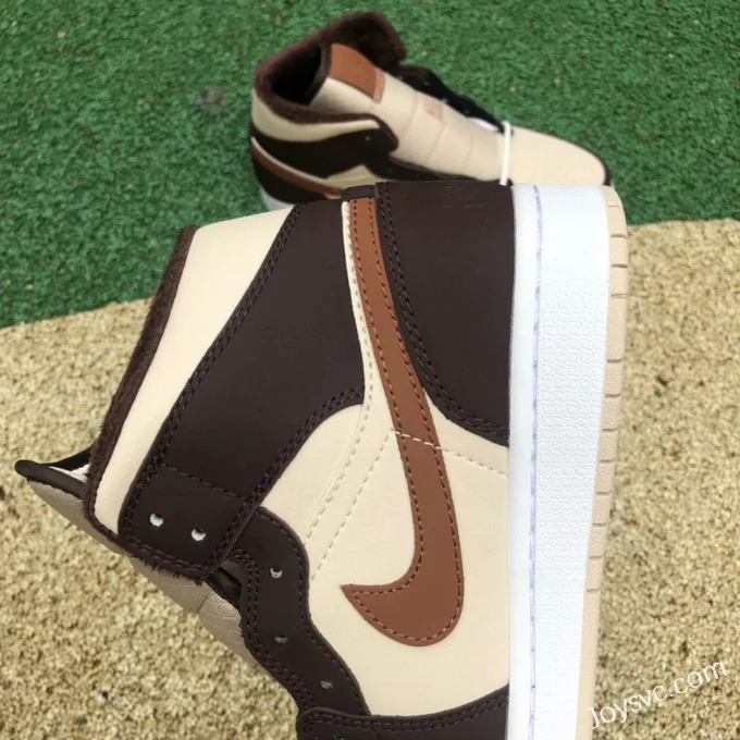 Air Jordan 1 Mid DO6699-200 Basalt Brown Retro Basketball Shoes