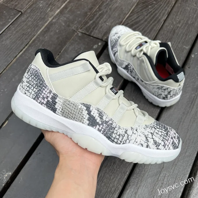 Air Jordan 11 Low White Snake CD6846-002