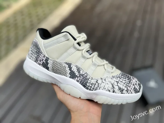 Air Jordan 11 Low White Snake CD6846-002