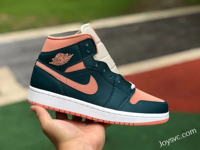 Air Jordan 1 Mid Blue Orange BQ6472-308