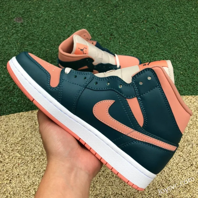 Air Jordan 1 Mid Blue Orange BQ6472-308