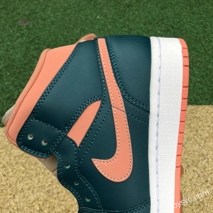 Air Jordan 1 Mid Blue Orange BQ6472-308