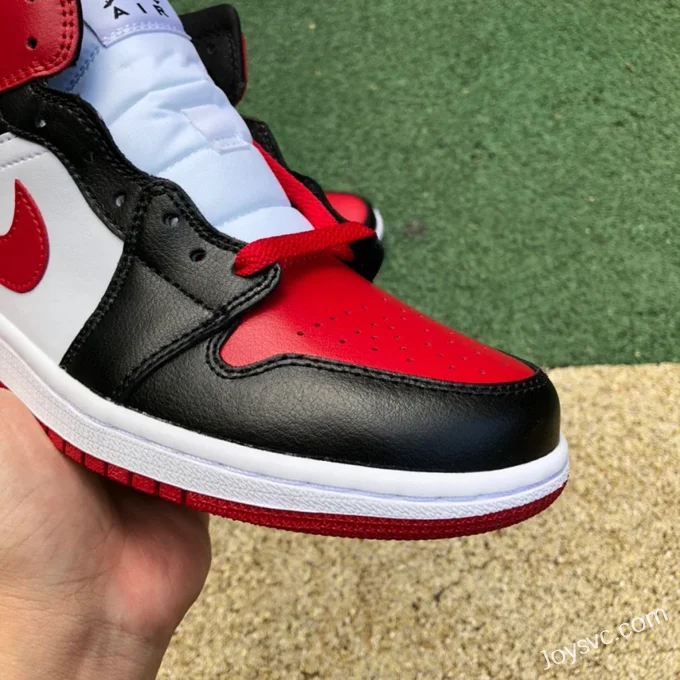 Air Jordan 1 Mid Bred Toe BQ6472-079