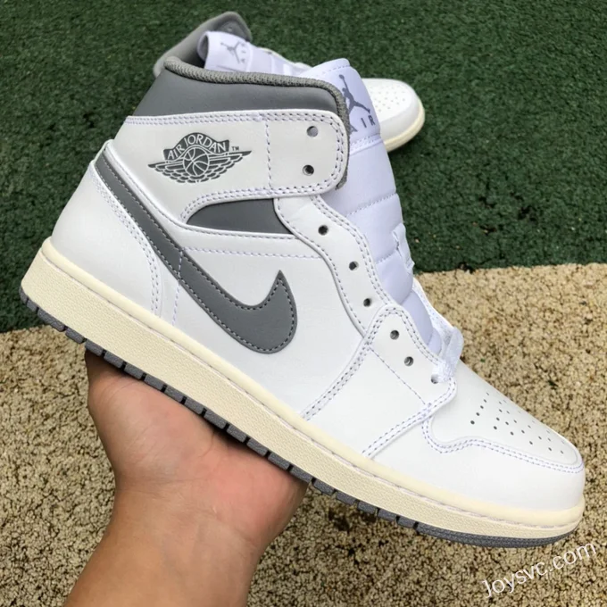 Air Jordan 1 Mid Vintage Grey 554724-135