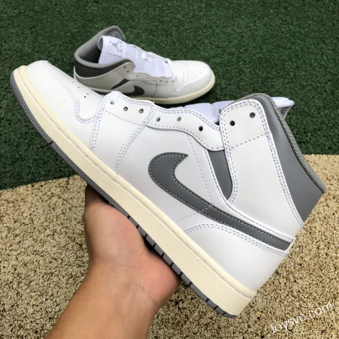 Air Jordan 1 Mid Vintage Grey 554724-135