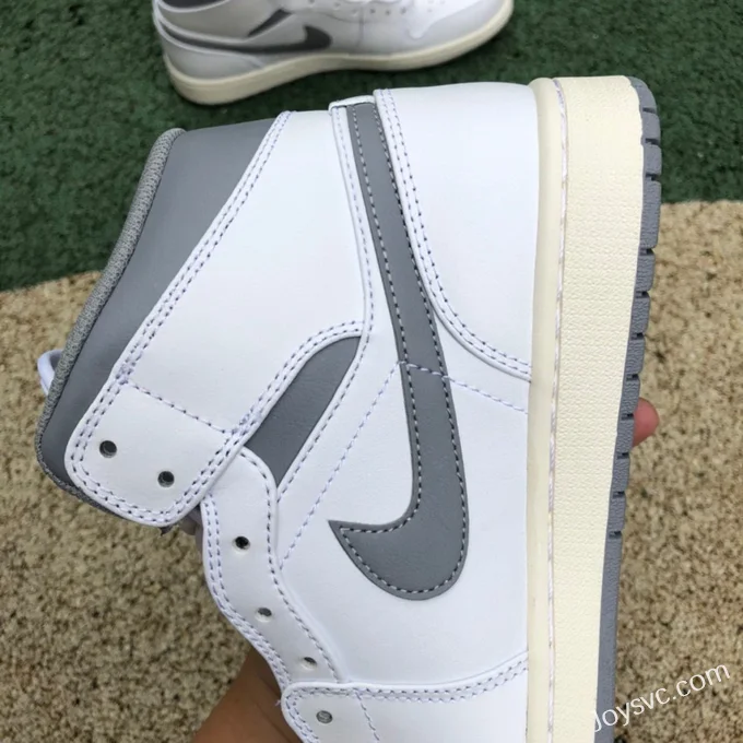 Air Jordan 1 Mid Vintage Grey 554724-135