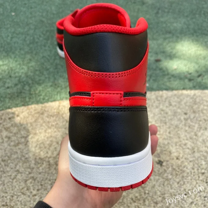 Air Jordan 1 Mid Black Red DQ8426-060