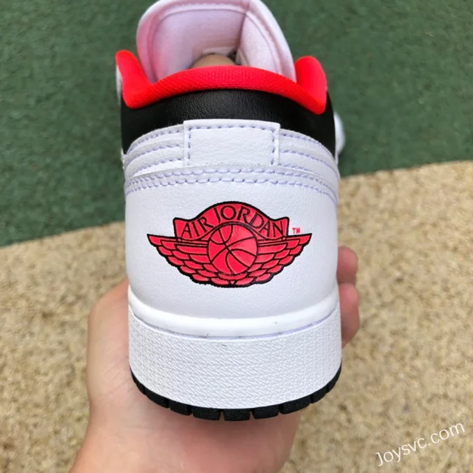 Air Jordan 1 Low 553560-160 Black White Red Retro