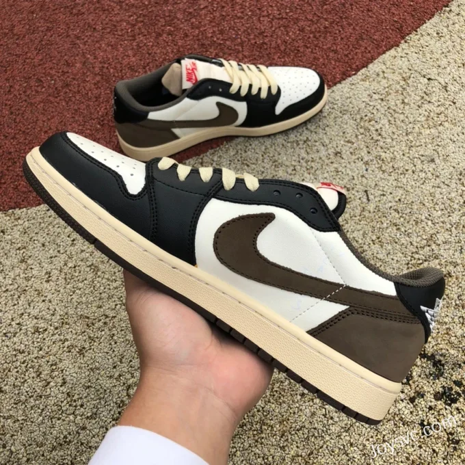 Travis Scott x Air Jordan 1 Low DM7866-151 Reverse Mocha Reverse Swoosh