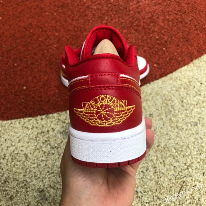 Air Jordan 1 Low 553560-607 White Red Retro