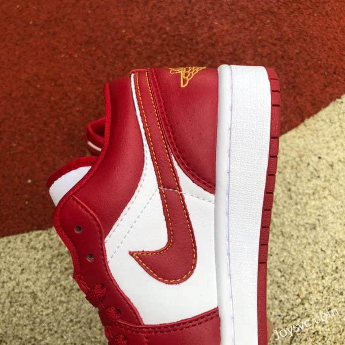 Air Jordan 1 Low 553560-607 White Red Retro