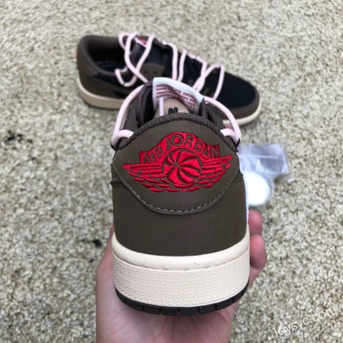 Travis Scott x Air Jordan 1 Low CQ42277-001 Brown Strap Reverse Swoosh