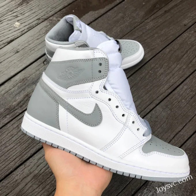 Air Jordan 1 High 555088-037 Grey White Stealth Retro