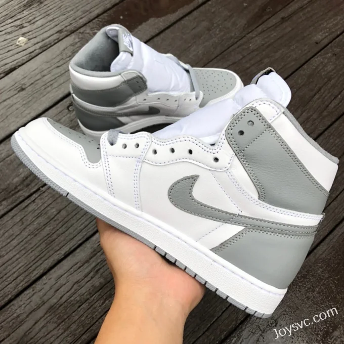 Air Jordan 1 High 555088-037 Grey White Stealth Retro