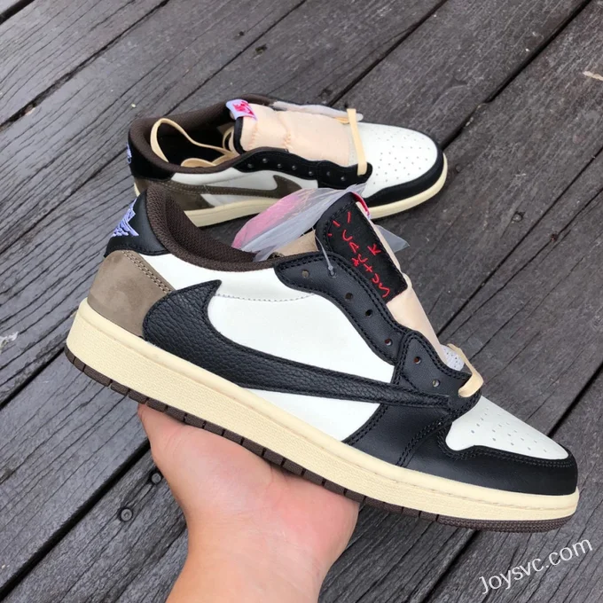 Air Jordan 1 Travis Scott CQ4277-105 Black White Brown Retro