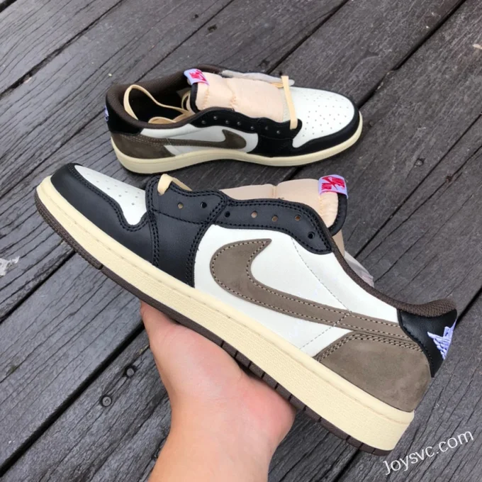 Air Jordan 1 Travis Scott CQ4277-105 Black White Brown Retro