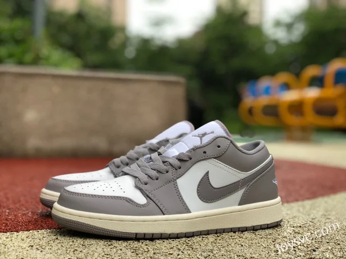 Air Jordan 1 Low 553558-053 Grey White Toe Retro