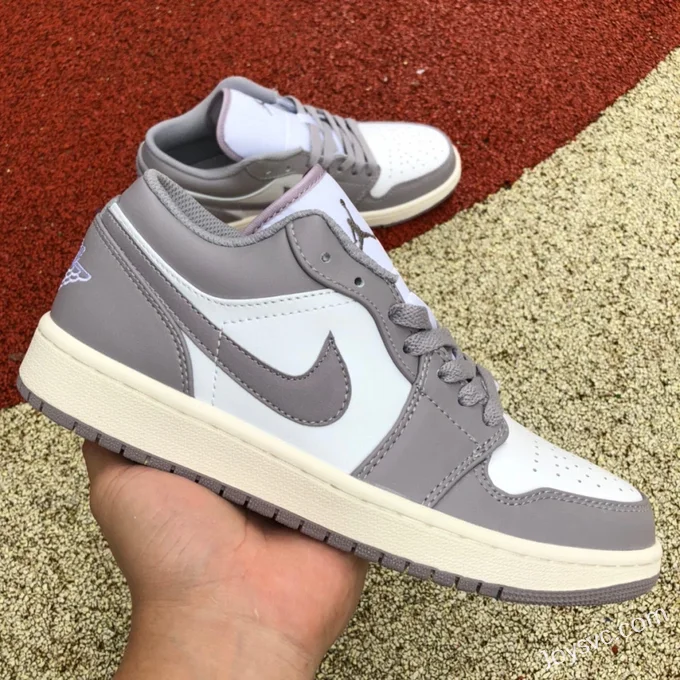 Air Jordan 1 Low 553558-053 Grey White Toe Retro