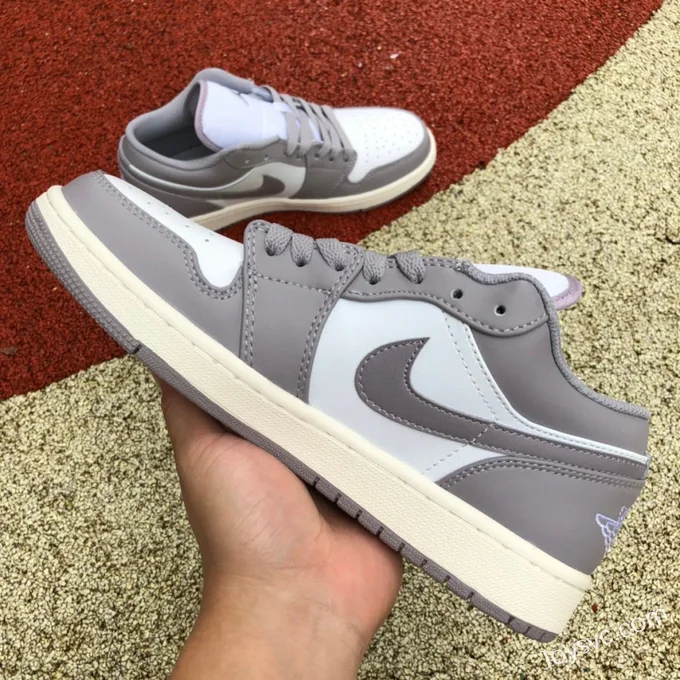 Air Jordan 1 Low 553558-053 Grey White Toe Retro