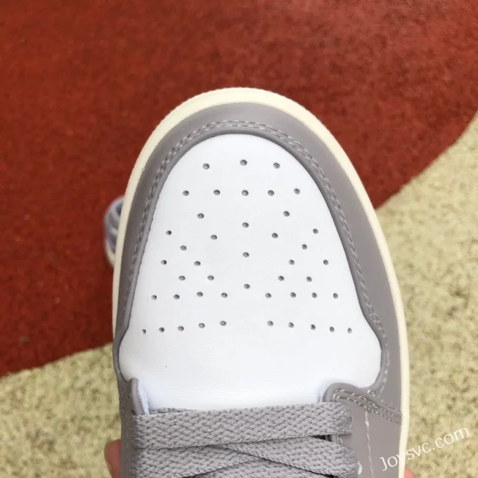 Air Jordan 1 Low 553558-053 Grey White Toe Retro