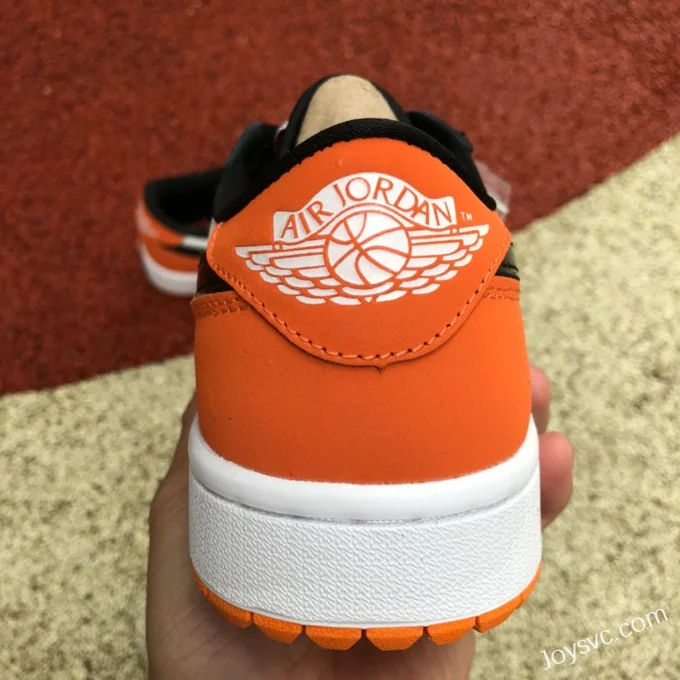 Air Jordan 1 Low Golf DD9315-800 Black White Orange Shattered Retro