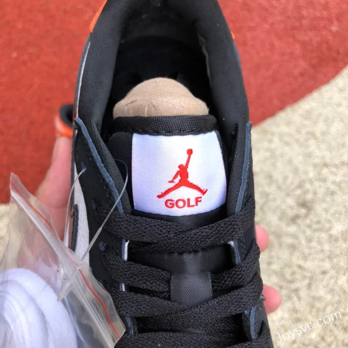 Air Jordan 1 Low Golf DD9315-800 Black White Orange Shattered Retro