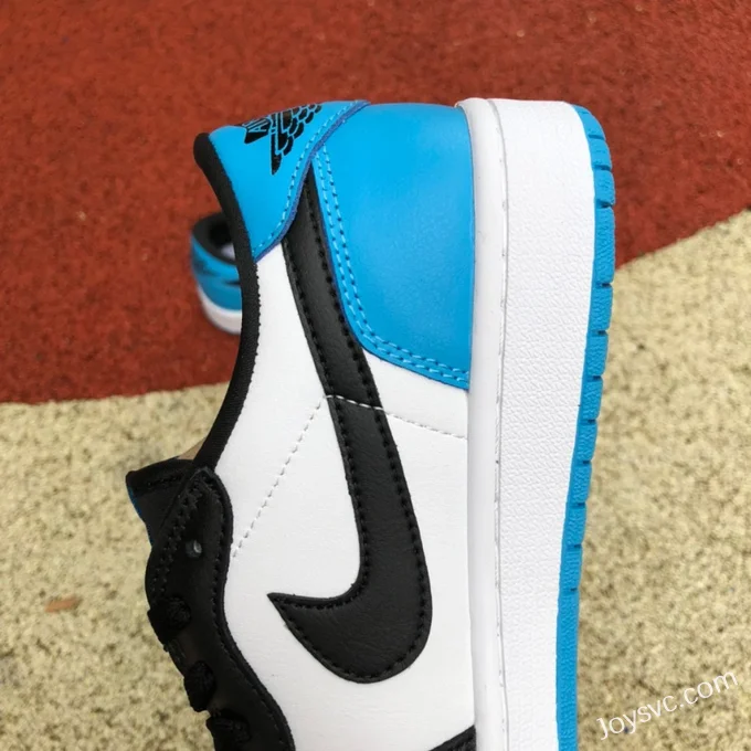 Air Jordan 1 Low CZ0790-104 Black White Blue UNC Retro