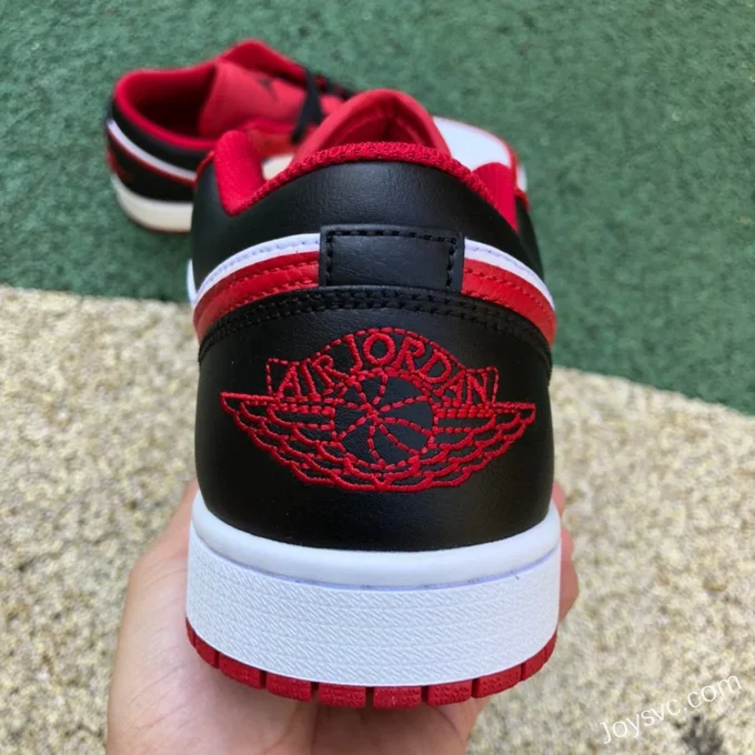 Air Jordan 1 Low 553558-163 Red White Black Retro