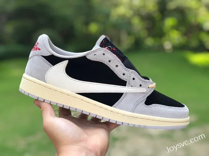 Travis Scott x Air Jordan 1 Low DM7866-010 Grey Black Reverse Swoosh