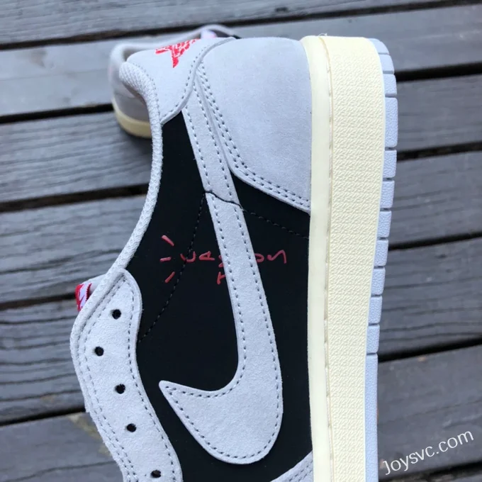 Travis Scott x Air Jordan 1 Low DM7866-010 Grey Black Reverse Swoosh