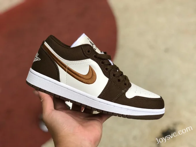 Air Jordan 1 Low SE DV0426-301 Brown Canvas Retro