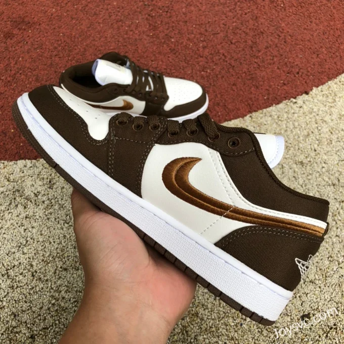 Air Jordan 1 Low SE DV0426-301 Brown Canvas Retro