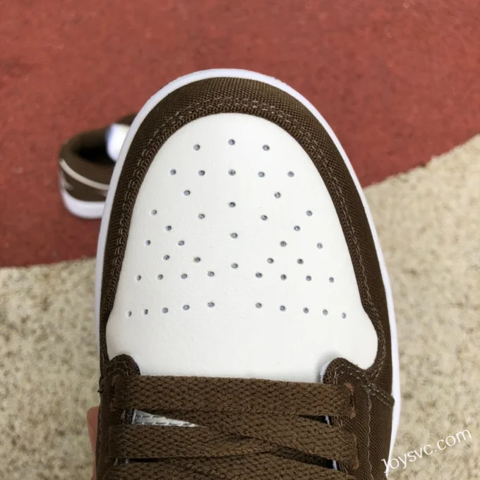 Air Jordan 1 Low SE DV0426-301 Brown Canvas Retro