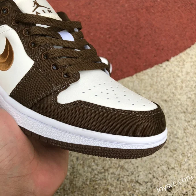 Air Jordan 1 Low SE DV0426-301 Brown Canvas Retro