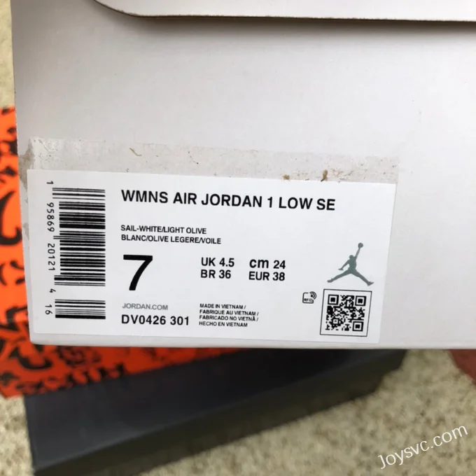 Air Jordan 1 Low SE DV0426-301 Brown Canvas Retro