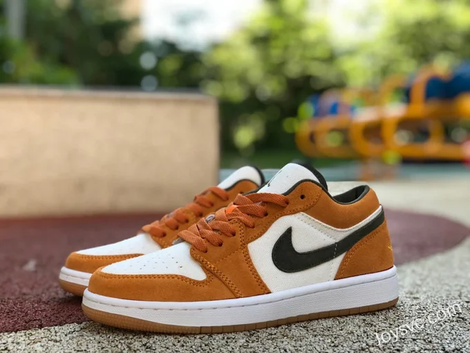 Air Jordan 1 Low DJ0342-102 White Orange Grey Retro