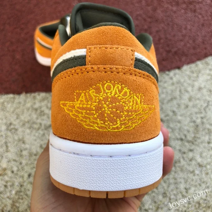 Air Jordan 1 Low DJ0342-102 White Orange Grey Retro