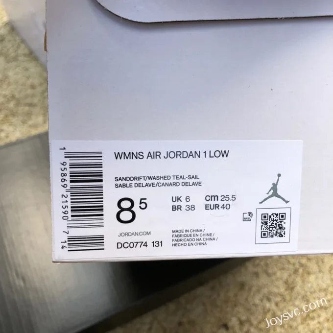 Air Jordan 1 Low DC0774-131 Tiffany Blue Retro