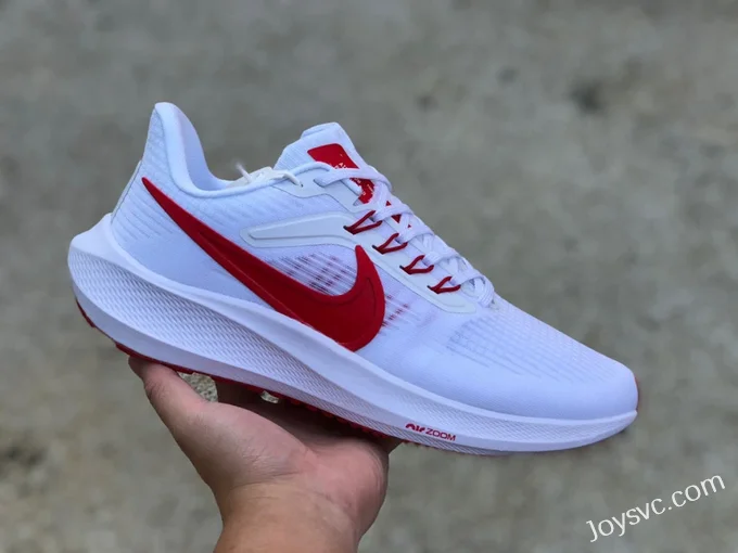 Nike Air Zoom Pegasus 39 White Red Summer Running Shoes DH4072-103