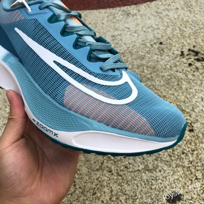 Nike Zoom Fly 5 Blue Grey Marathon Running Shoes DM8968-400