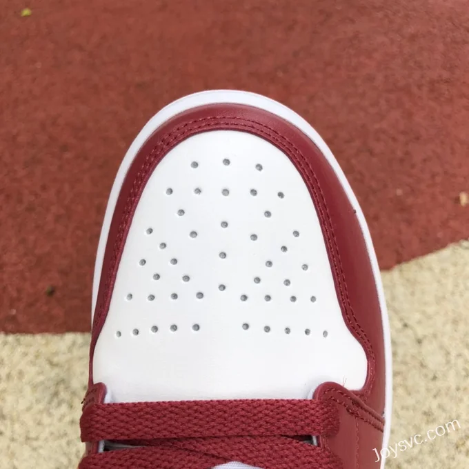 Air Jordan 1 Low 553560-615 Bordeaux Red Retro