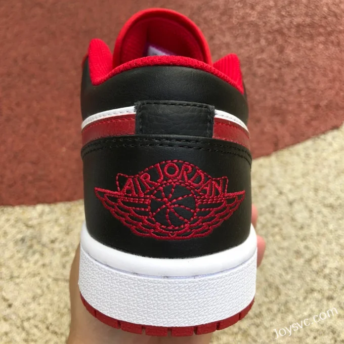 Air Jordan 1 Low 553558-163 Red White Black Retro