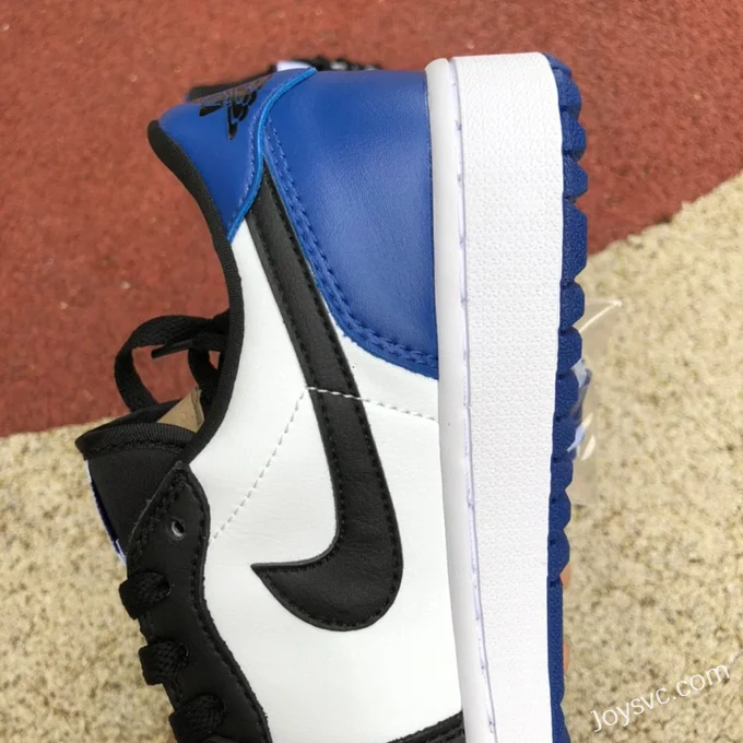 Air Jordan 1 Low Golf DD9315-102 Black Blue Toe Retro